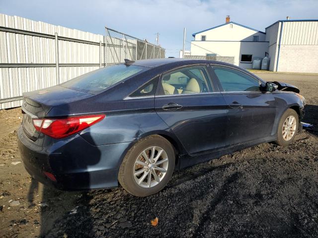 5NPEB4AC6EH919401 - 2014 HYUNDAI SONATA GLS BLUE photo 3