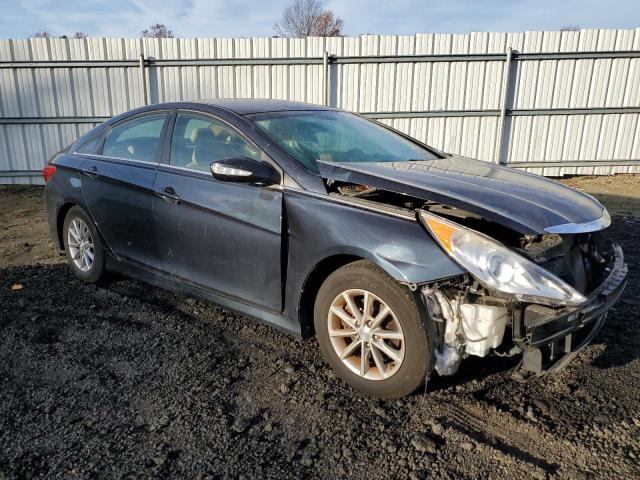 5NPEB4AC6EH919401 - 2014 HYUNDAI SONATA GLS BLUE photo 4