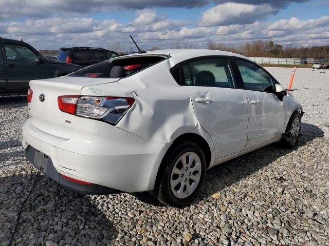 KNADM4A33G6675027 - 2016 KIA RIO LX WHITE photo 3