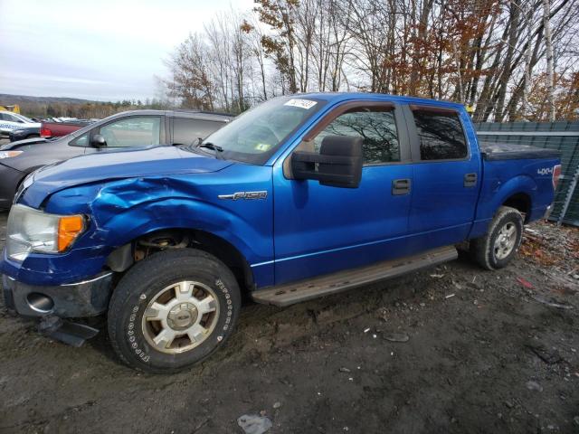 1FTFW1EF8CFA21644 - 2012 FORD F150 SUPERCREW BLUE photo 1