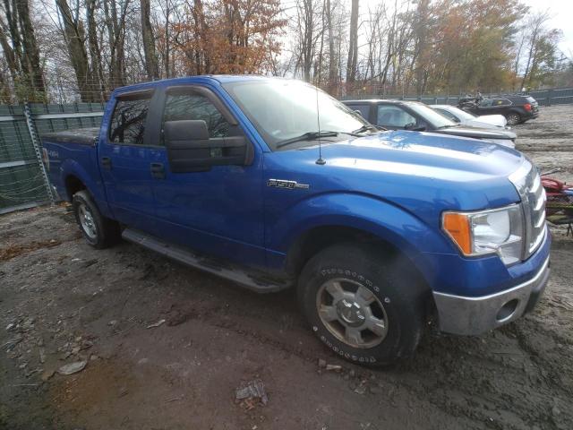 1FTFW1EF8CFA21644 - 2012 FORD F150 SUPERCREW BLUE photo 4