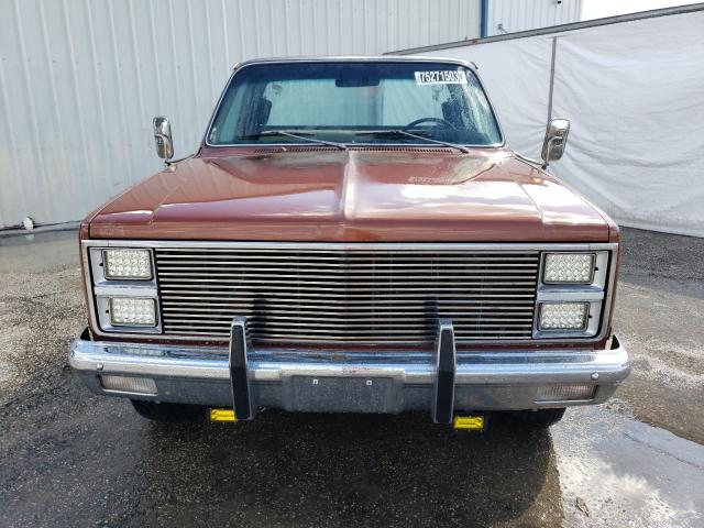 1GCGC24W5CJ149423 - 1982 CHEVROLET C20 BROWN photo 5