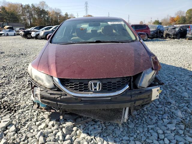 19XFB2F50FE277881 - 2015 HONDA CIVIC LX BURGUNDY photo 5