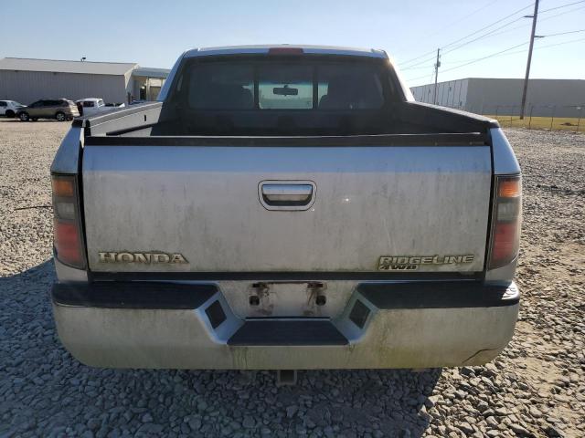 2HJYK16537H513184 - 2007 HONDA RIDGELINE RTL SILVER photo 6