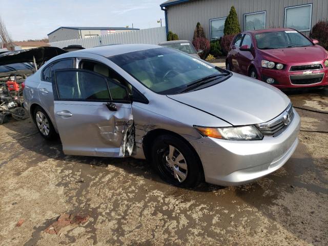 19XFB2F50CE006153 - 2012 HONDA CIVIC LX SILVER photo 4