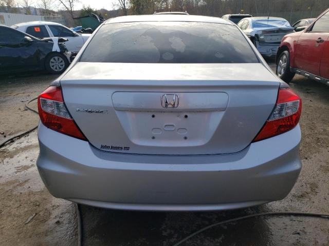 19XFB2F50CE006153 - 2012 HONDA CIVIC LX SILVER photo 6