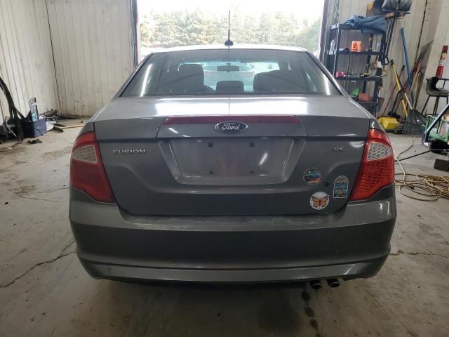 3FAHP0HA5CR421539 - 2012 FORD FUSION SE GRAY photo 6