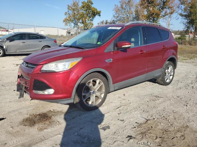 1FMCU0J96FUA69061 - 2015 FORD ESCAPE TITANIUM RED photo 1