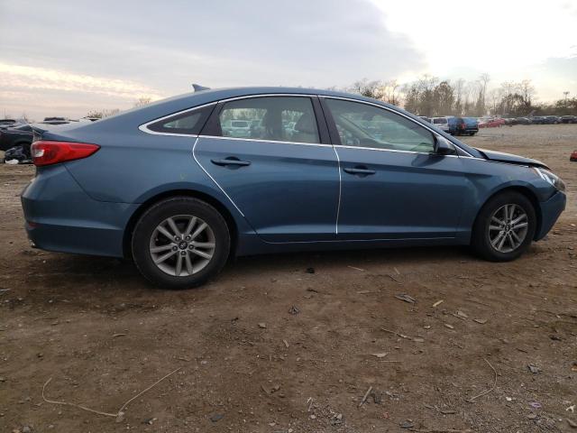 5NPE24AF4HH515799 - 2017 HYUNDAI SONATA SE BLUE photo 3