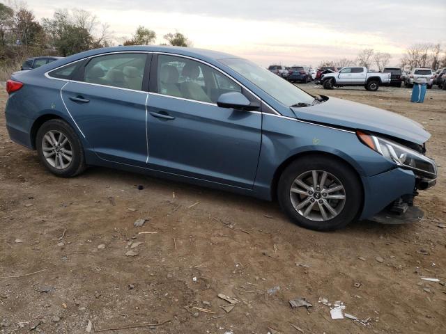 5NPE24AF4HH515799 - 2017 HYUNDAI SONATA SE BLUE photo 4