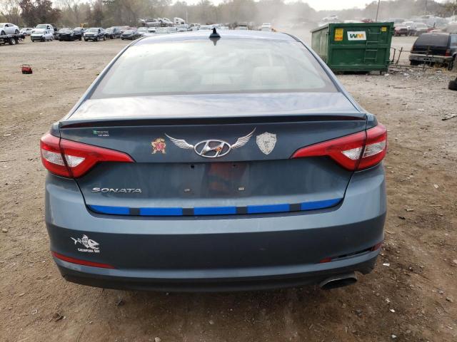 5NPE24AF4HH515799 - 2017 HYUNDAI SONATA SE BLUE photo 6