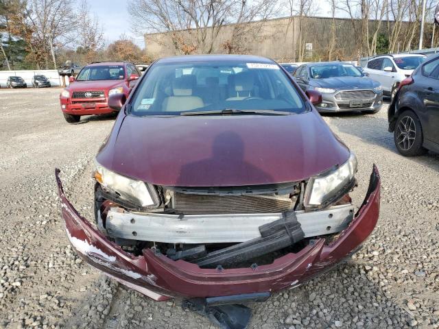 2HGFB2F57DH578571 - 2013 HONDA CIVIC LX RED photo 5