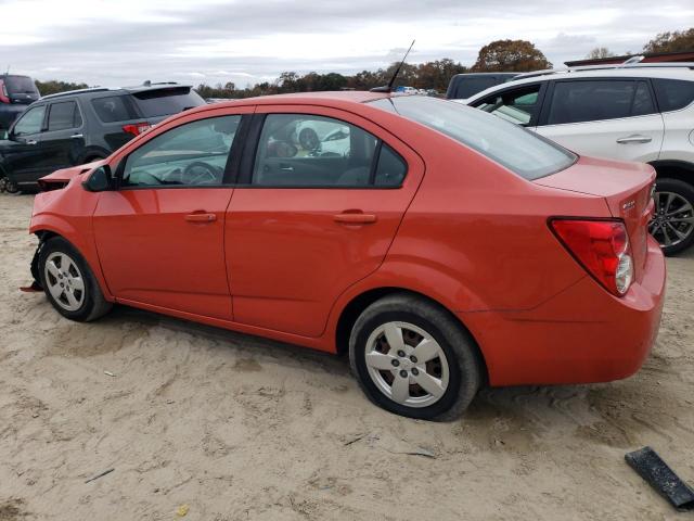 1G1JA5SH9D4133512 - 2013 CHEVROLET SONIC LS ORANGE photo 2