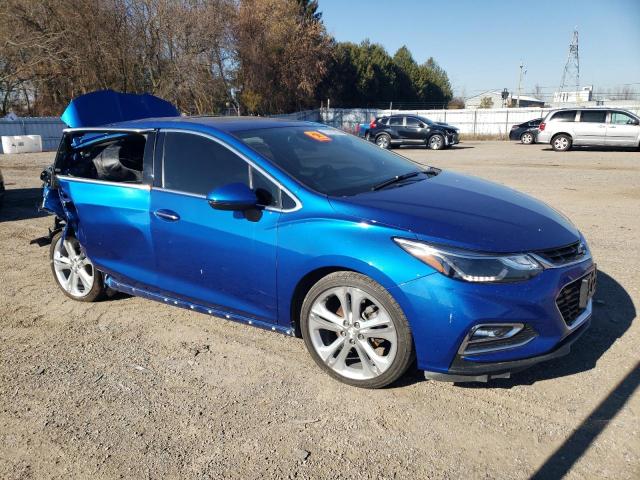 3G1BF6SM5HS589697 - 2017 CHEVROLET CRUZE PREMIER BLUE photo 4