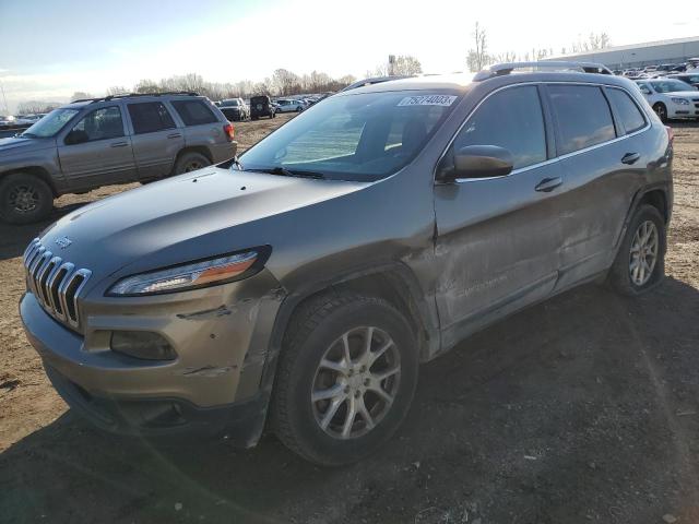 1C4PJMCS4HW503569 - 2017 JEEP CHEROKEE LATITUDE GRAY photo 1