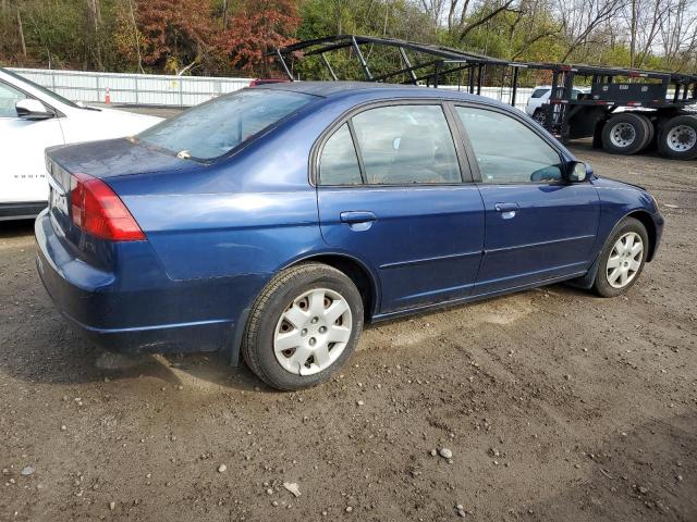 1HGES26721L054739 - 2001 HONDA CIVIC EX BLUE photo 3