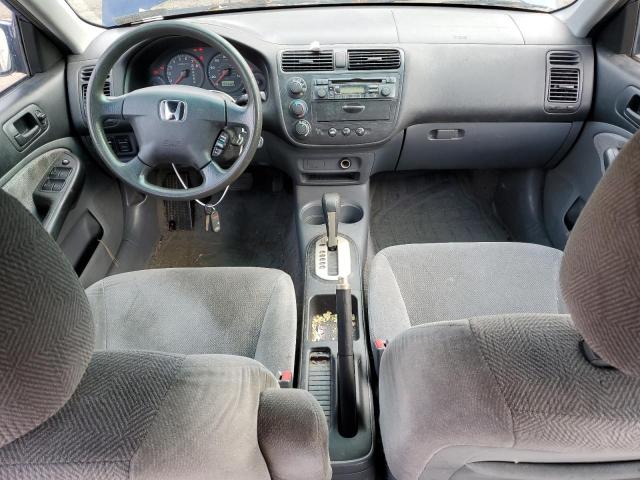 1HGES26721L054739 - 2001 HONDA CIVIC EX BLUE photo 8