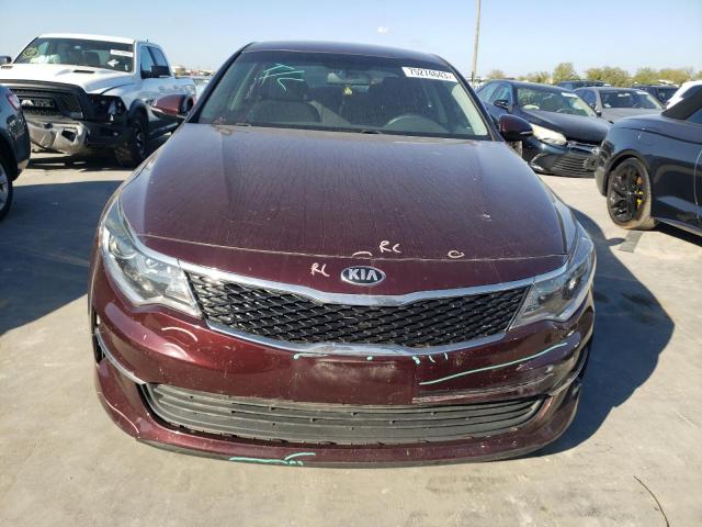 5XXGT4L34JG270237 - 2018 KIA OPTIMA LX BURGUNDY photo 5