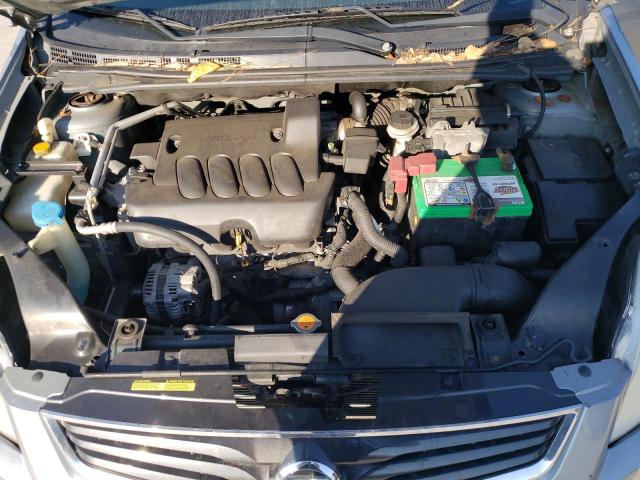 3N1AB6AP5CL752641 - 2012 NISSAN SENTRA 2.0 SILVER photo 11