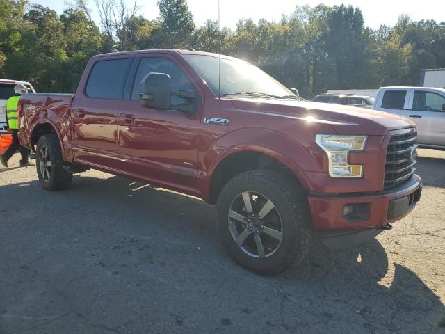 1FTEW1EGXGKF60929 - 2016 FORD F150 SUPERCREW RED photo 4