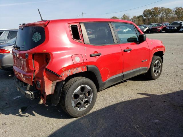 ZACCJBAB0JPG87952 - 2018 JEEP RENEGADE SPORT RED photo 3