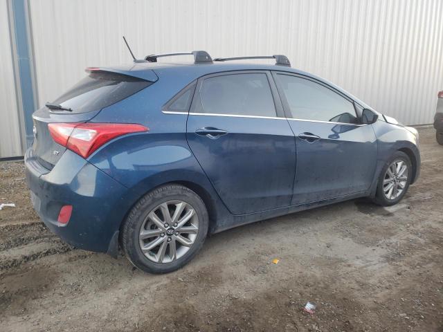 KMHD35LH5GU265230 - 2016 HYUNDAI ELANTRA GT BLUE photo 3