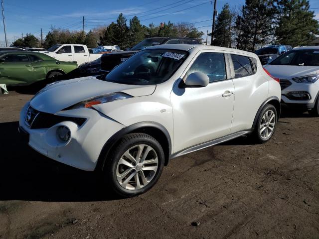 JN8AF5MVXET356309 - 2014 NISSAN JUKE S WHITE photo 1