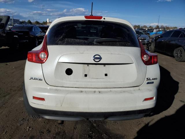 JN8AF5MVXET356309 - 2014 NISSAN JUKE S WHITE photo 6