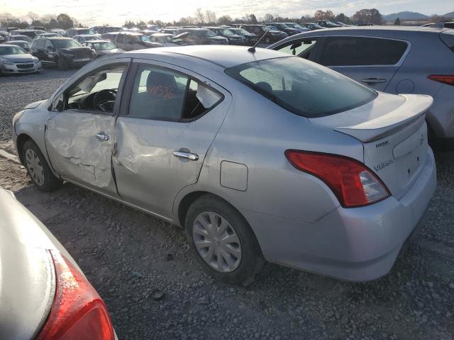 3N1CN7APXKL834370 - 2019 NISSAN VERSA S SILVER photo 2