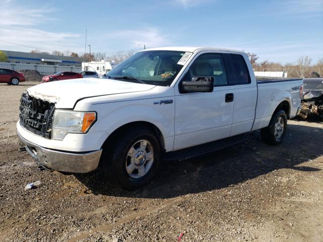 1FTFX1EV1AKA38083 - 2010 FORD F150 SUPER CAB WHITE photo 1