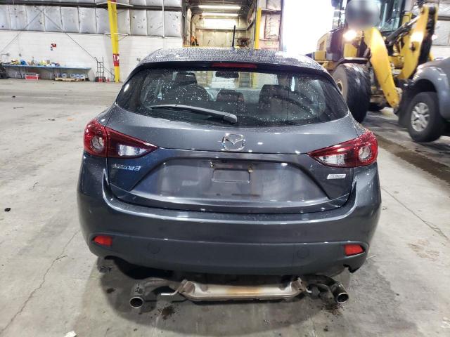 JM1BM1L74G1349954 - 2016 MAZDA 3 TOURING GRAY photo 6