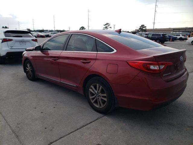 5NPE24AF0GH379511 - 2016 HYUNDAI SONATA SE RED photo 2