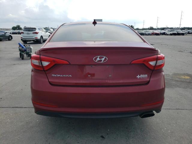 5NPE24AF0GH379511 - 2016 HYUNDAI SONATA SE RED photo 6