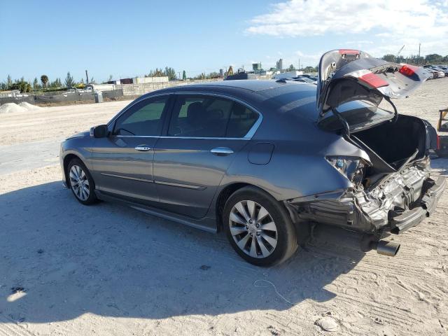 1HGCR3F81DA012385 - 2013 HONDA ACCORD EXL GRAY photo 2