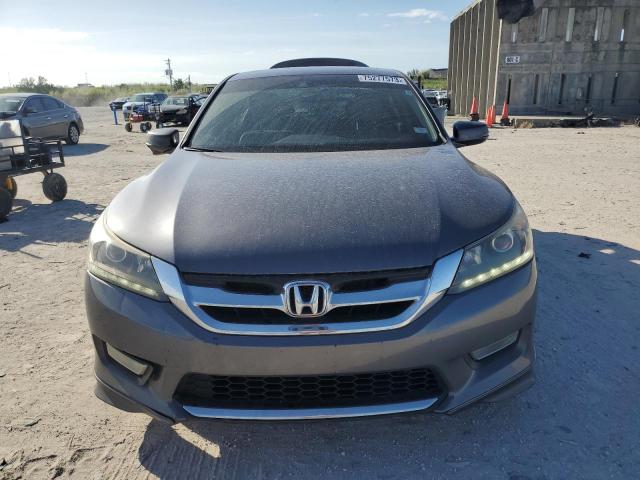 1HGCR3F81DA012385 - 2013 HONDA ACCORD EXL GRAY photo 5