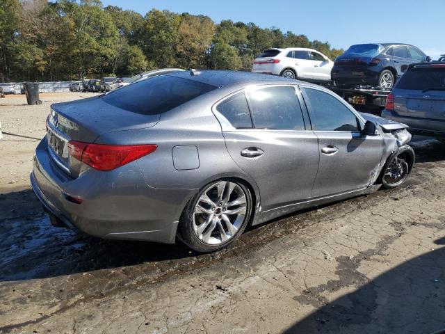 JN1BV7AP0FM344415 - 2015 INFINITI Q50 BASE GRAY photo 3