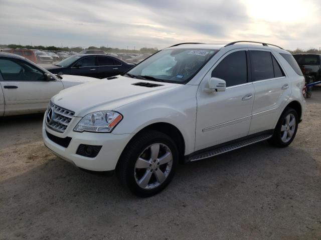 4JGBB8GB5BA728656 - 2011 MERCEDES-BENZ ML 350 4MATIC WHITE photo 1