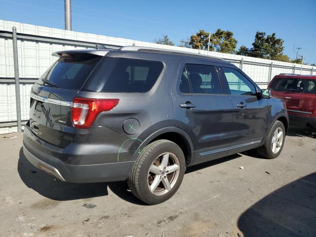 1FM5K8D80HGD80549 - 2017 FORD EXPLORER XLT GRAY photo 3