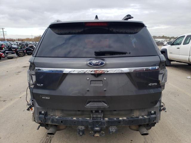 1FM5K8D85GGA17999 - 2016 FORD EXPLORER XLT GRAY photo 6