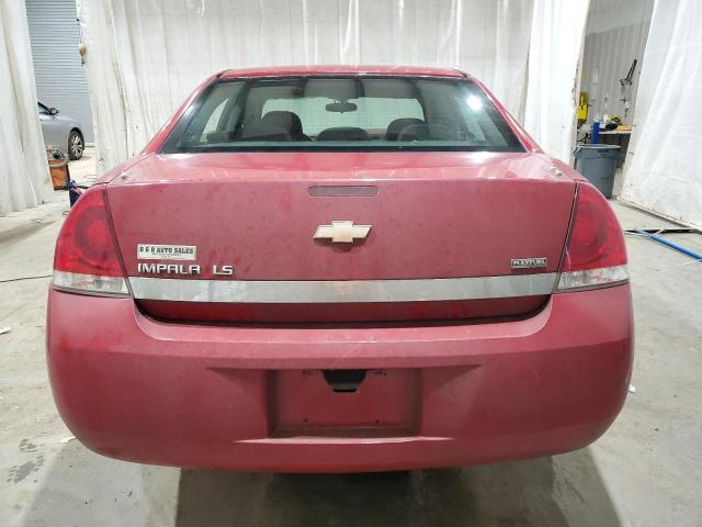 2G1WB58KX89170142 - 2008 CHEVROLET IMPALA LS RED photo 6