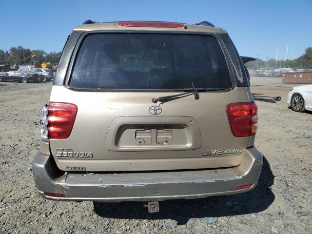 5TDBT44A02S103350 - 2002 TOYOTA SEQUOIA SR5 GOLD photo 6