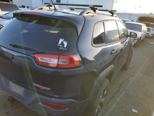 1C4PJMBS7FW569936 - 2015 JEEP CHEROKEE TRAILHAWK BLUE photo 3