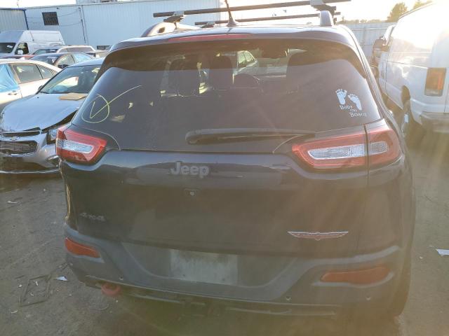 1C4PJMBS7FW569936 - 2015 JEEP CHEROKEE TRAILHAWK BLUE photo 6