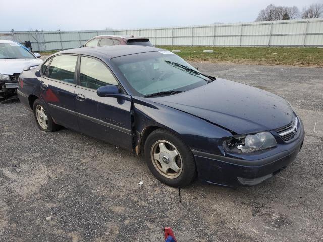 2G1WH55K719275102 - 2001 CHEVROLET IMPALA LS BLUE photo 4