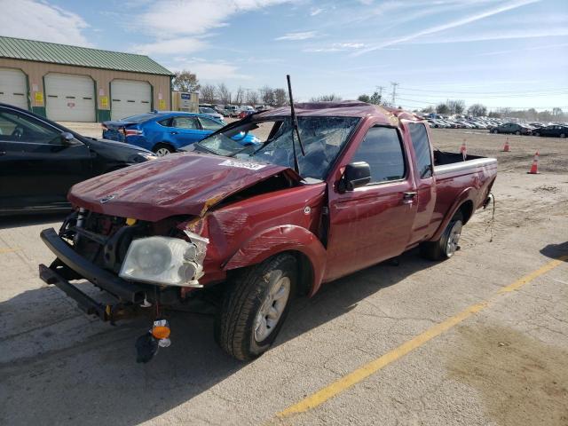 1N6DD26T14C470025 - 2004 NISSAN FRONTIER KING CAB XE BURGUNDY photo 1