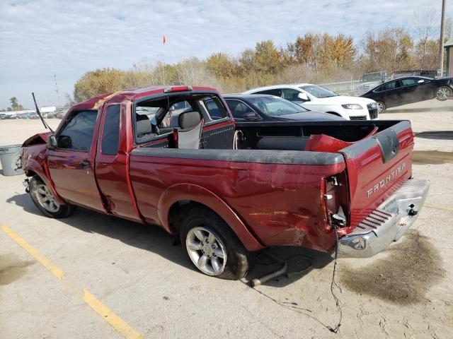 1N6DD26T14C470025 - 2004 NISSAN FRONTIER KING CAB XE BURGUNDY photo 2