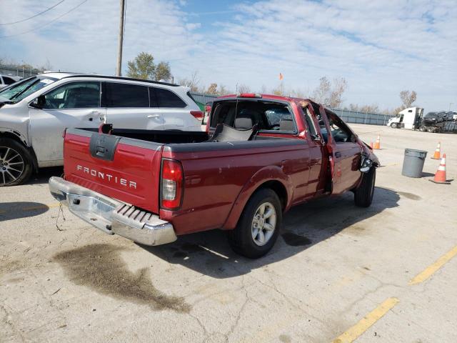 1N6DD26T14C470025 - 2004 NISSAN FRONTIER KING CAB XE BURGUNDY photo 3