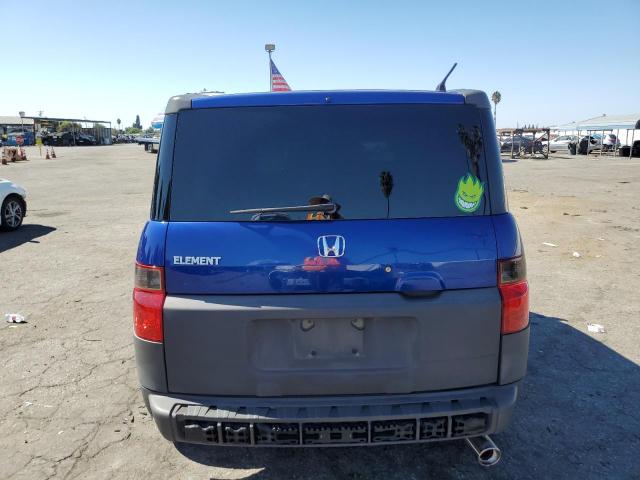 5J6YH18394L015451 - 2004 HONDA ELEMENT LX BLUE photo 6