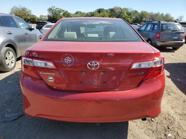 4T4BF1FK2ER376044 - 2014 TOYOTA CAMRY L RED photo 6