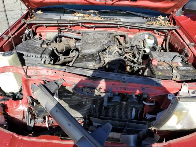 5TETX22N89Z644081 - 2009 TOYOTA TACOMA ACCESS CAB წითელი ფოტო 11